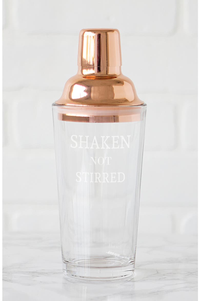 Shaken Not Stirred Cocktail Shaker, Alternate, color, METALLIC COPPER