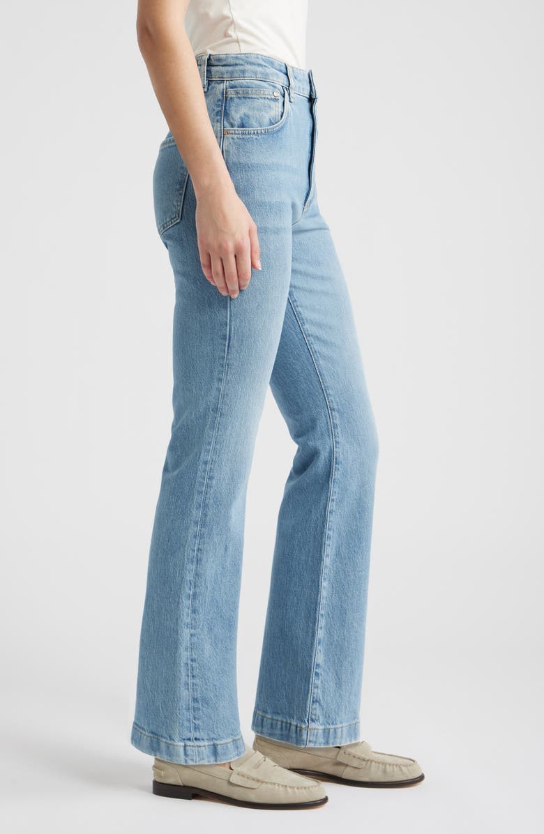 BOSS Lyris Hight Waist Bootcut Jeans, Alternate, color, Blue