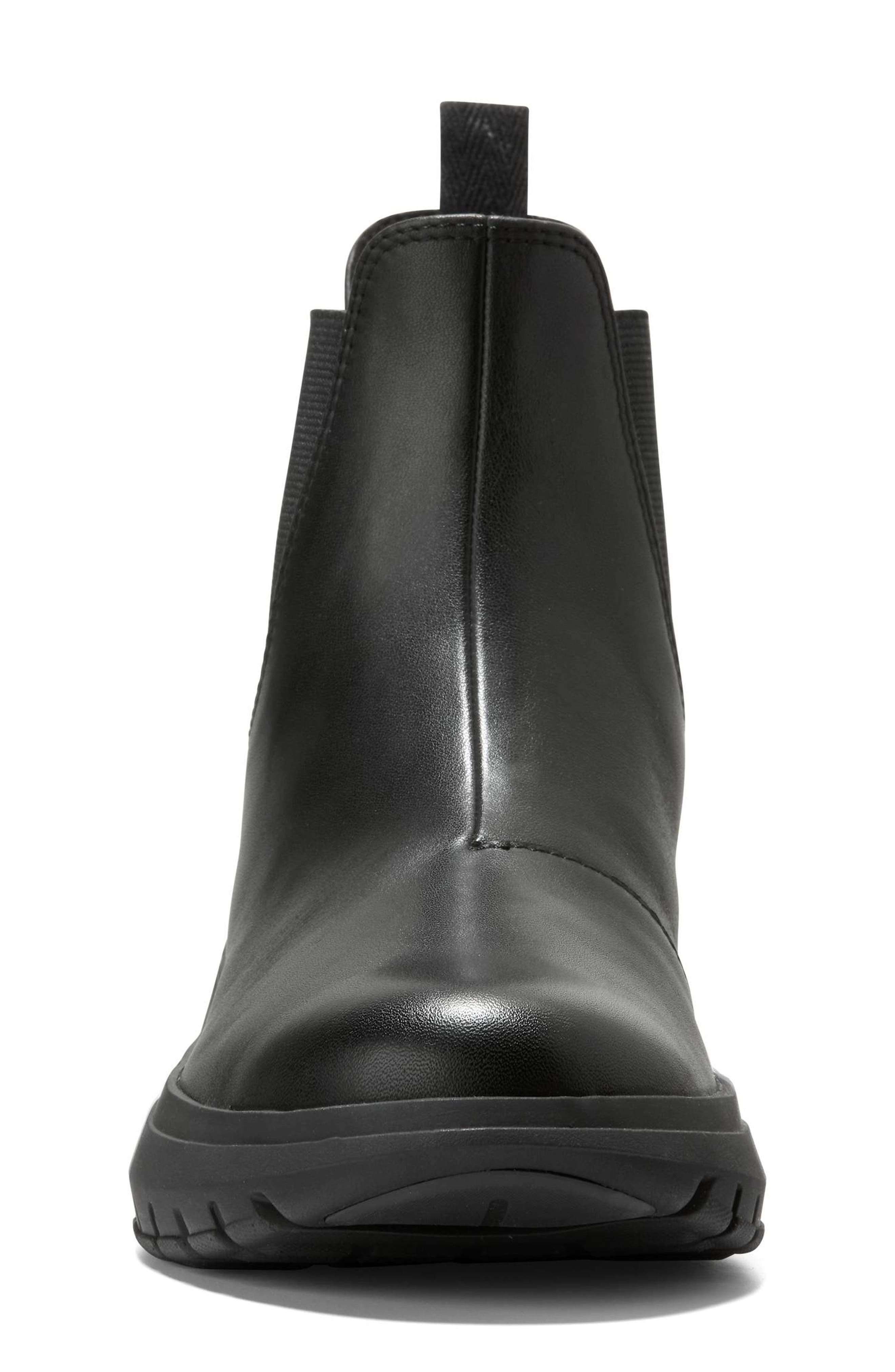 Cole Haan Grand Raelyn Waterproof Chelsea Boot, Alternate, color, Black/ Black Waterproof