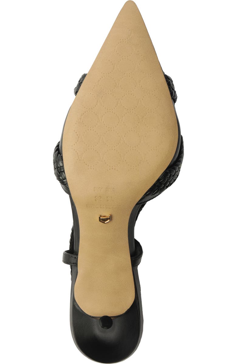 Arezzo Raven Slingback Pointed Toe Pump, Alternate, color, Black