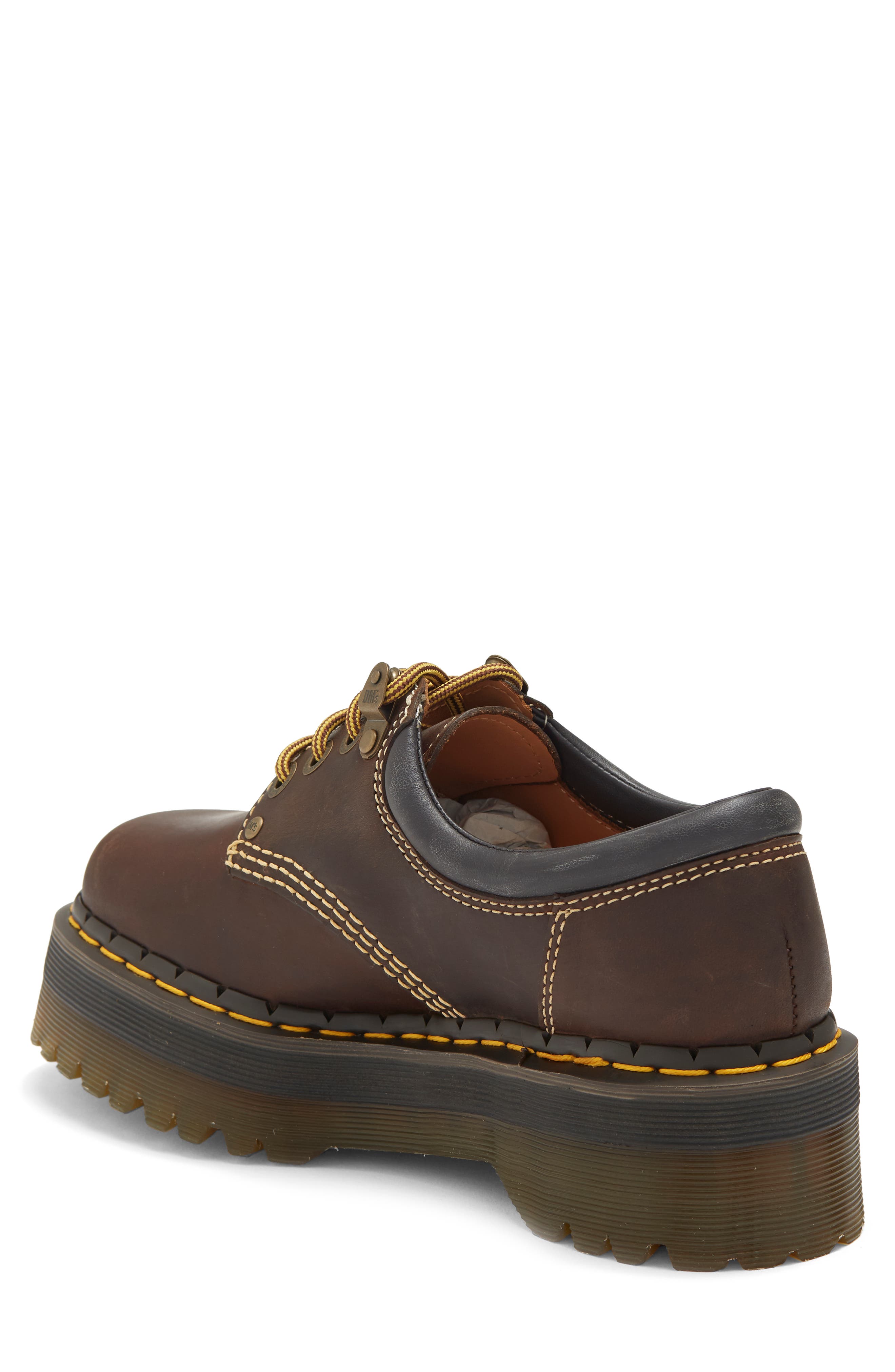 8053 Quad II Arc Platform Derby, Alternate, color, DARK BROWN