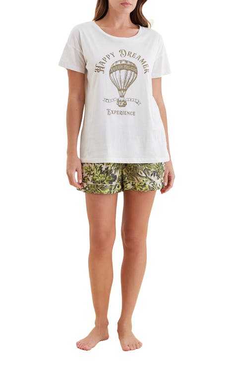 x Karen Walker Happy Dreamer Short Pajamas