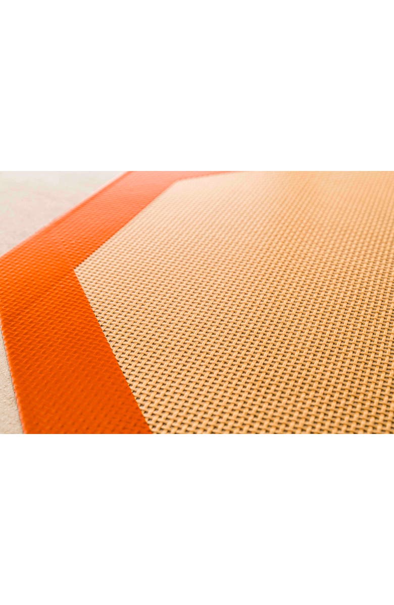 Silpat Non-Stick Silicone Microwave Baking Mat, 10.25-Inch, Octagon, Alternate, color, Orange