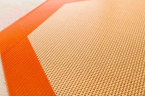 Silpat Non-stick Silicone Microwave Baking Mat, 10.25-inch, Octagon In Orange