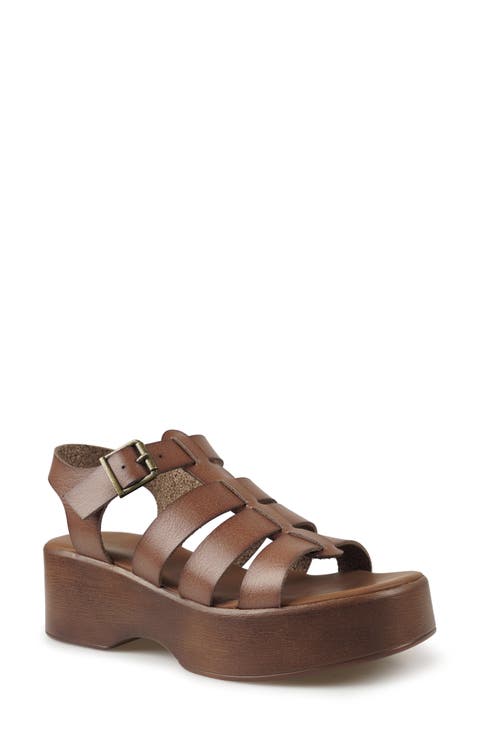 Caged Platform Sandal (Women)