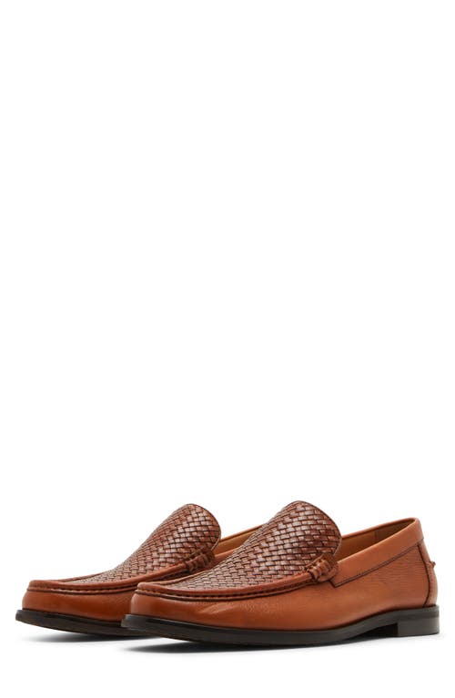 Steve Madden Akerman Woven Loafer In Tan