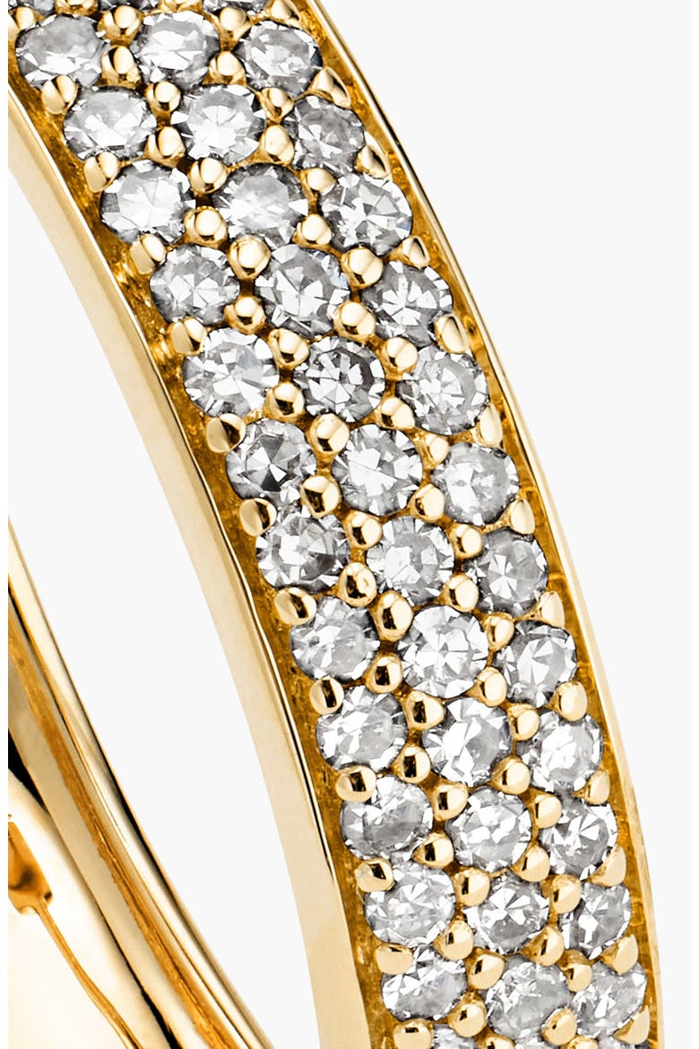 Bold Pavé Diamond Medium Hoops, Alternate, color, Yellow Gold