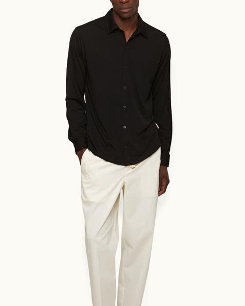 Giles Merino Tailored-Fit Shirt