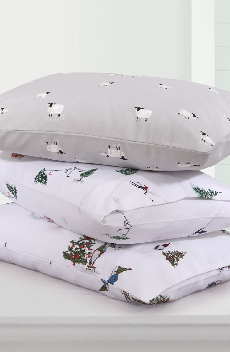 AZORES HOME Aspen Cotton Flannel Sheet Set, Alternate, color, Aspen Multi