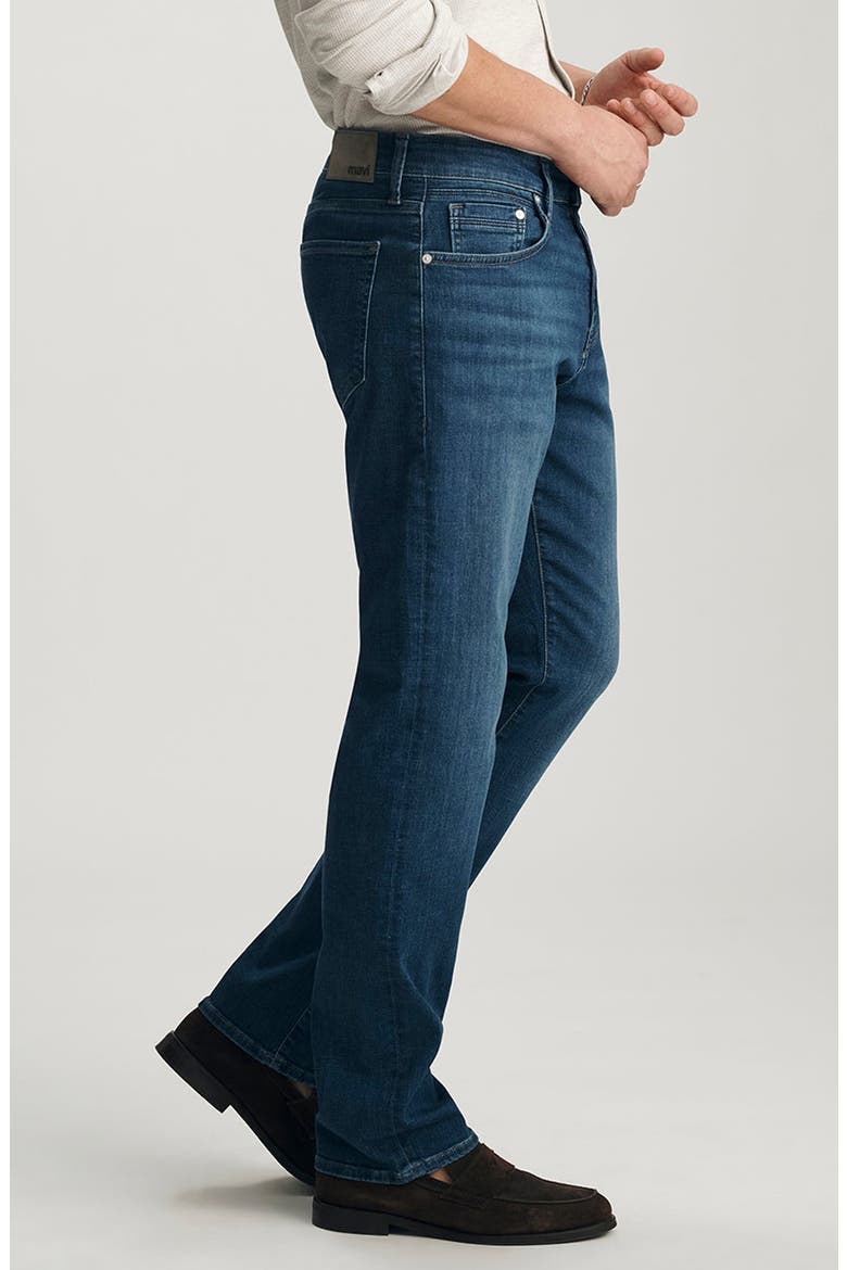 Matt Relaxed Straight Fit Jeans, Alternate, color, DARK BRUSHED ORGANIC