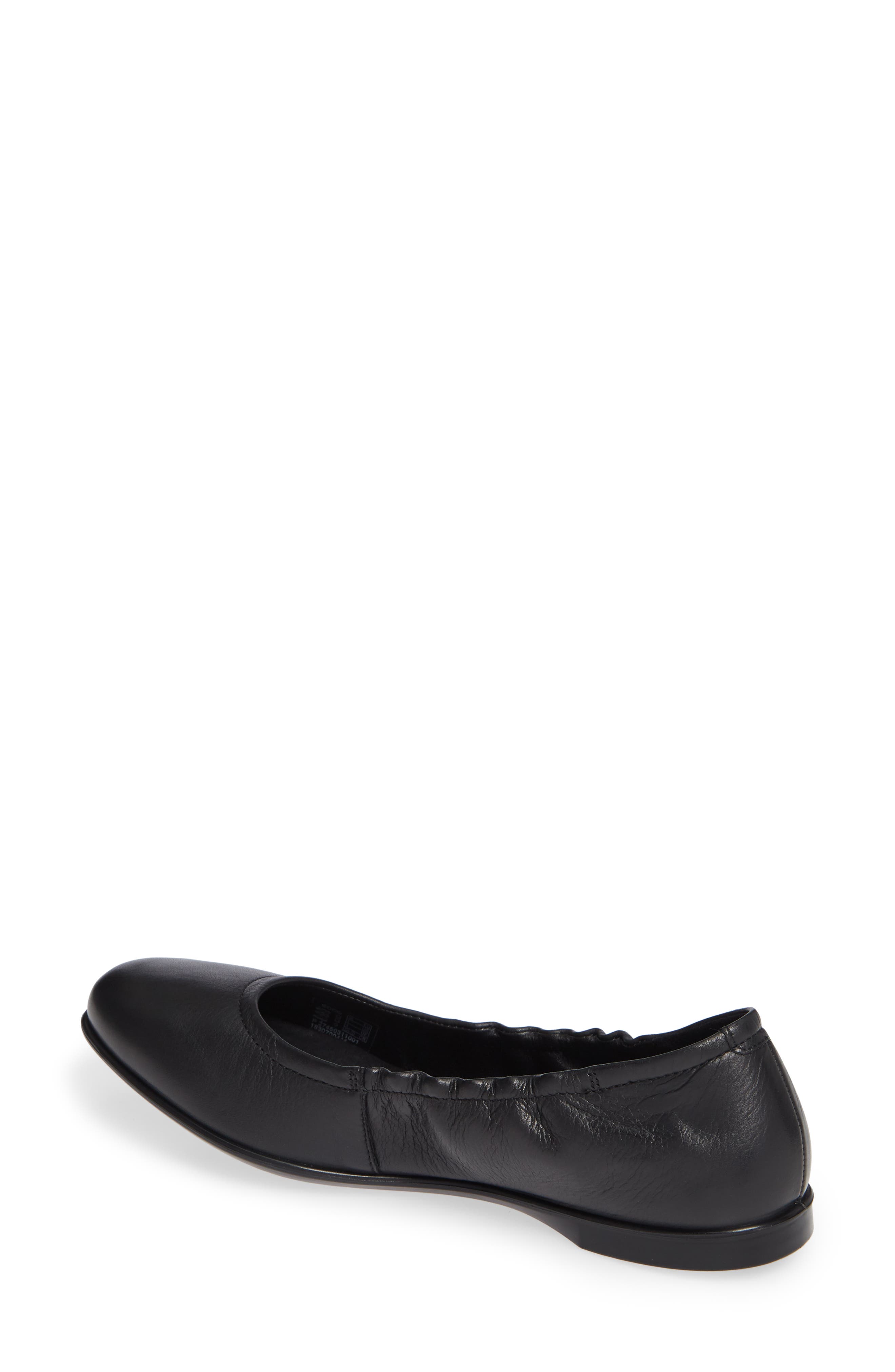 Incise Enchant Ballet Flat, Alternate, color, BLACK/ BLACK LEATHER