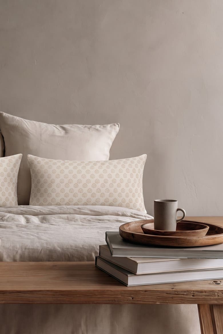 Bodhi Pillow Cover, Alternate, color, Shortbread