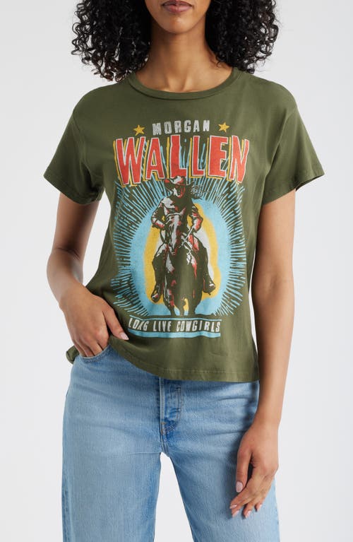Daydreamer Morgan Wallen Long Live Cowgirls Cotton Graphic T-shirt