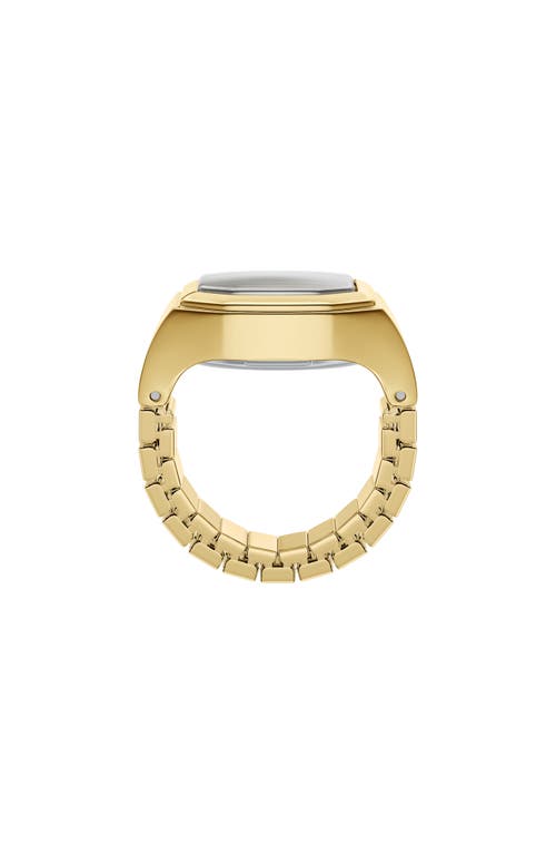 Fossil Harlow Ring Watch, 16mm In Brown