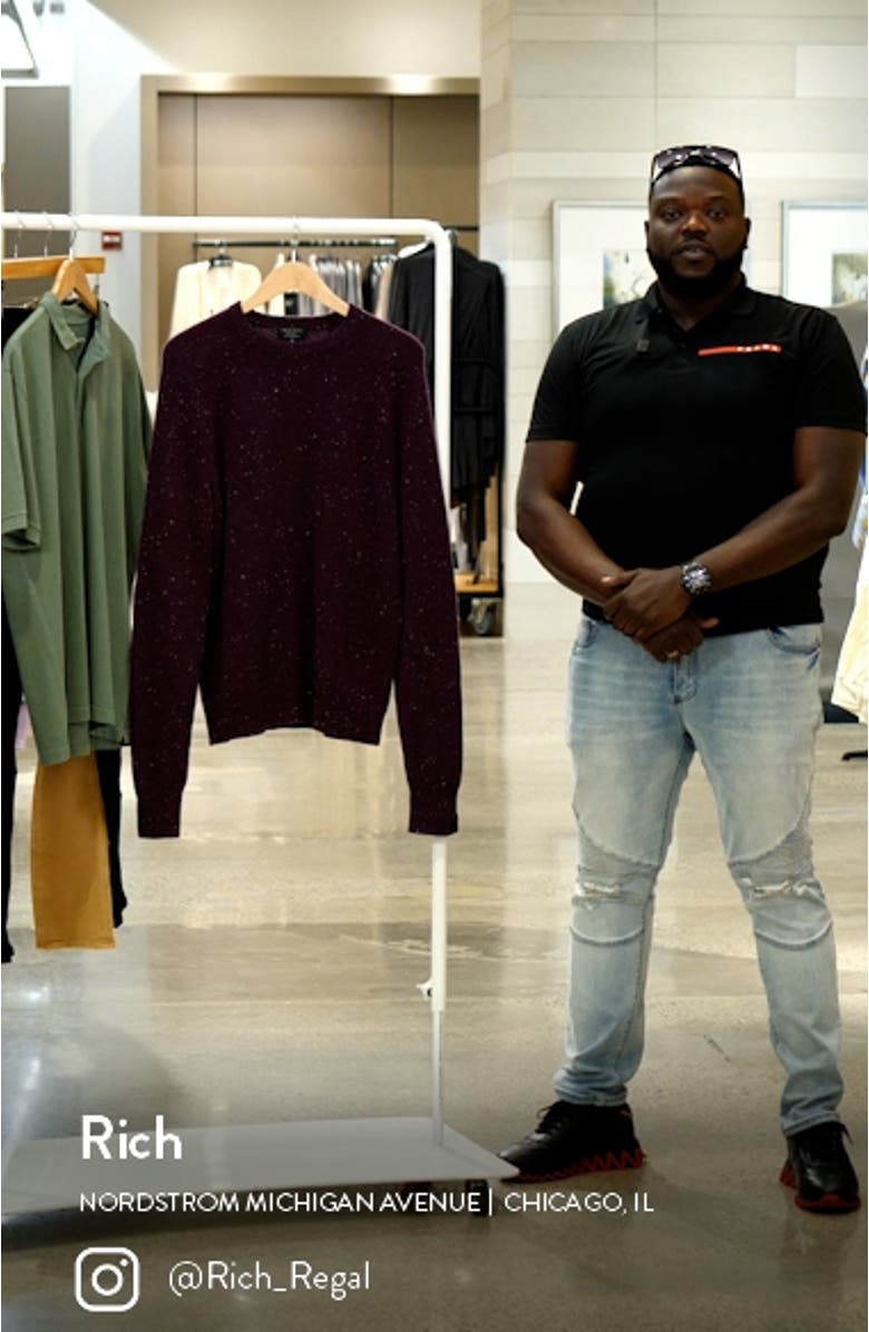 Harlow Donegal Wool & Cashmere Sweater, sales video thumbnail