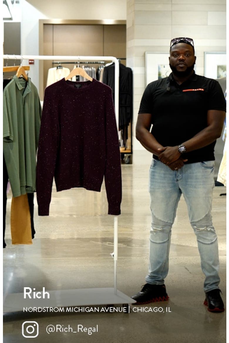 Harlow Donegal Wool & Cashmere Sweater video