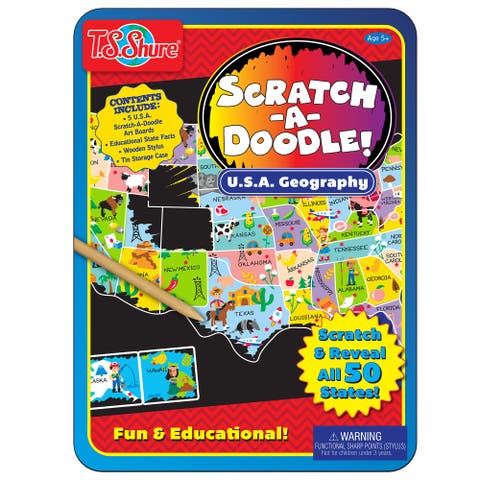 T.S. Shure Scratchadoodle Usa Learning Tin