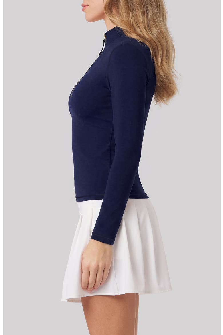 Summer Quarter Zip Top, Alternate, color, LEGACY NAVY BLUE