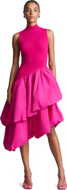 AMUR Eleonora Combo Tiered Dress