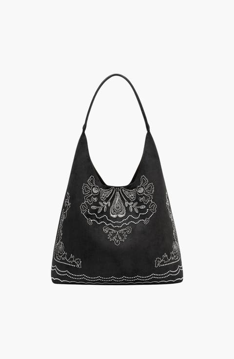 Eunice Vegan Suede Tote Bag