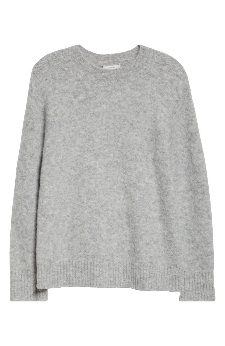 Vince Alpaca Blend Tunic Sweater, Alternate, color, Silverstone