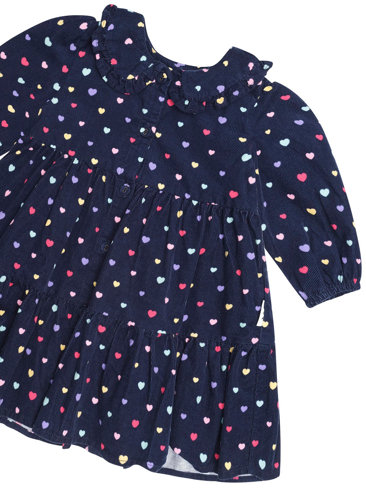 Huxbaby Ink Heart Cord Collar Dress | Nordstrom