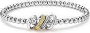 LAGOS 4-Ring Diamond Stretch Bracelet