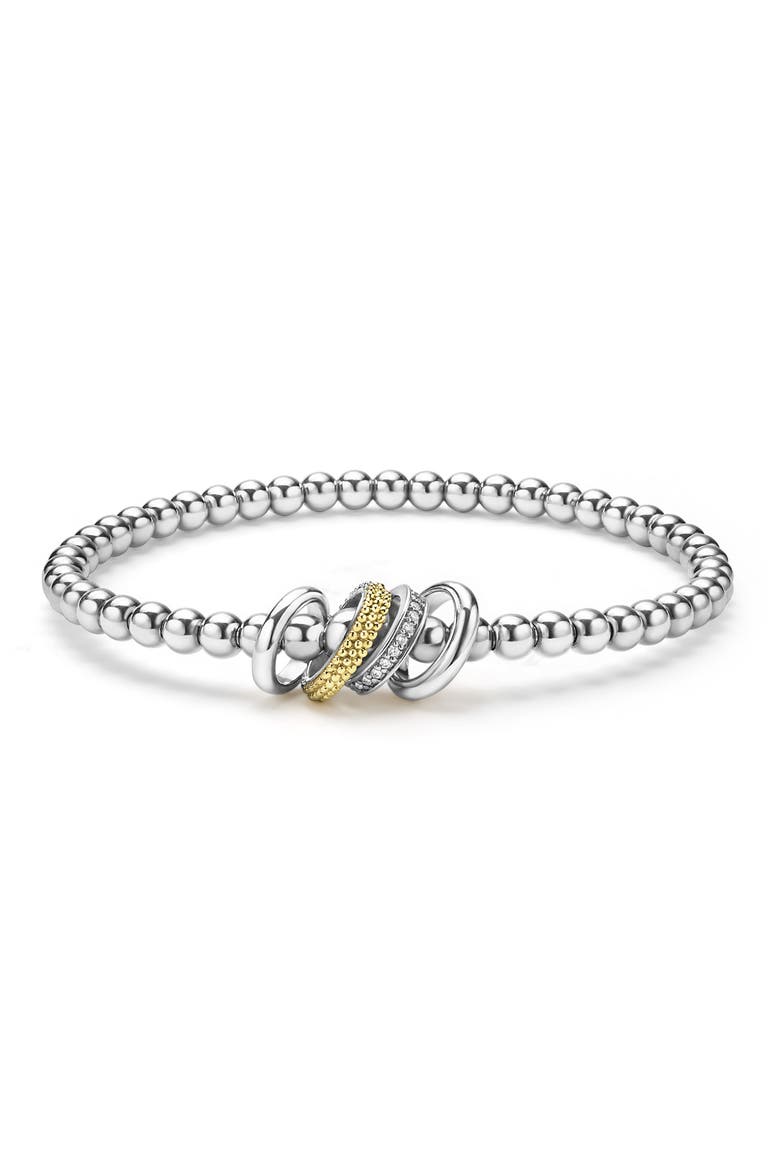 4-Ring Diamond Stretch Bracelet video