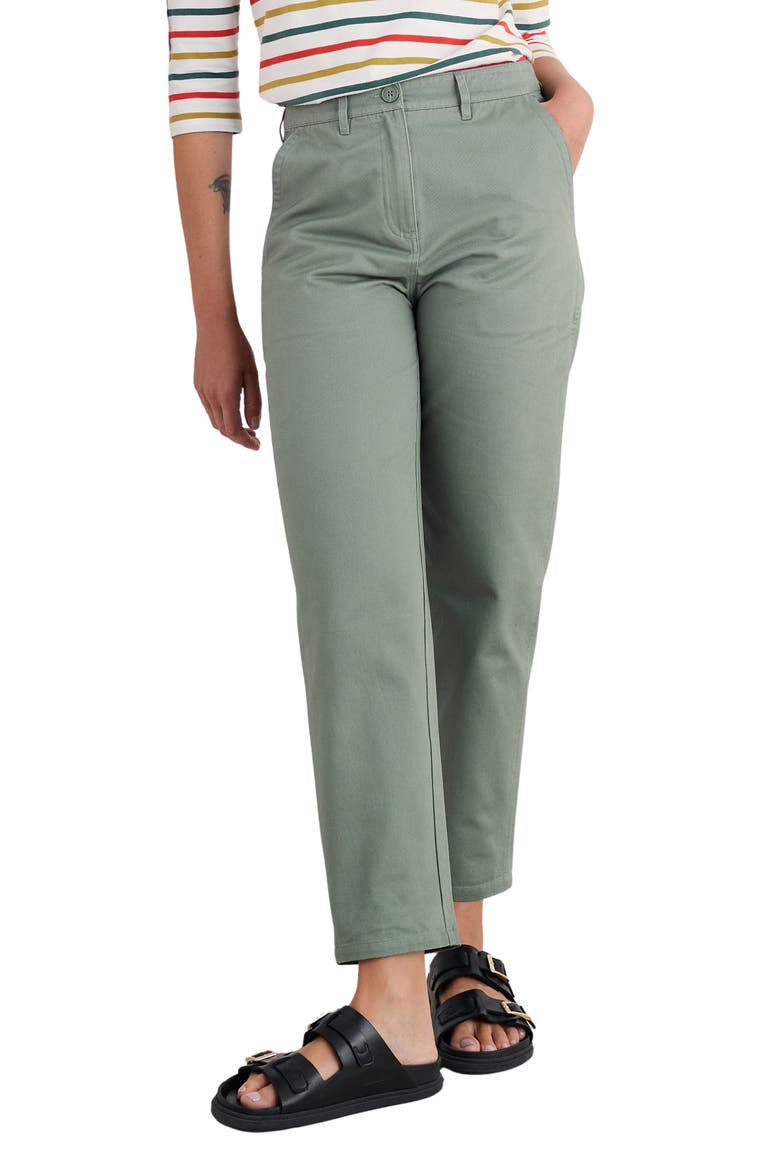 Mor Path Organic Cotton Ankle Straight Leg Pants, Main, color, BALSAM