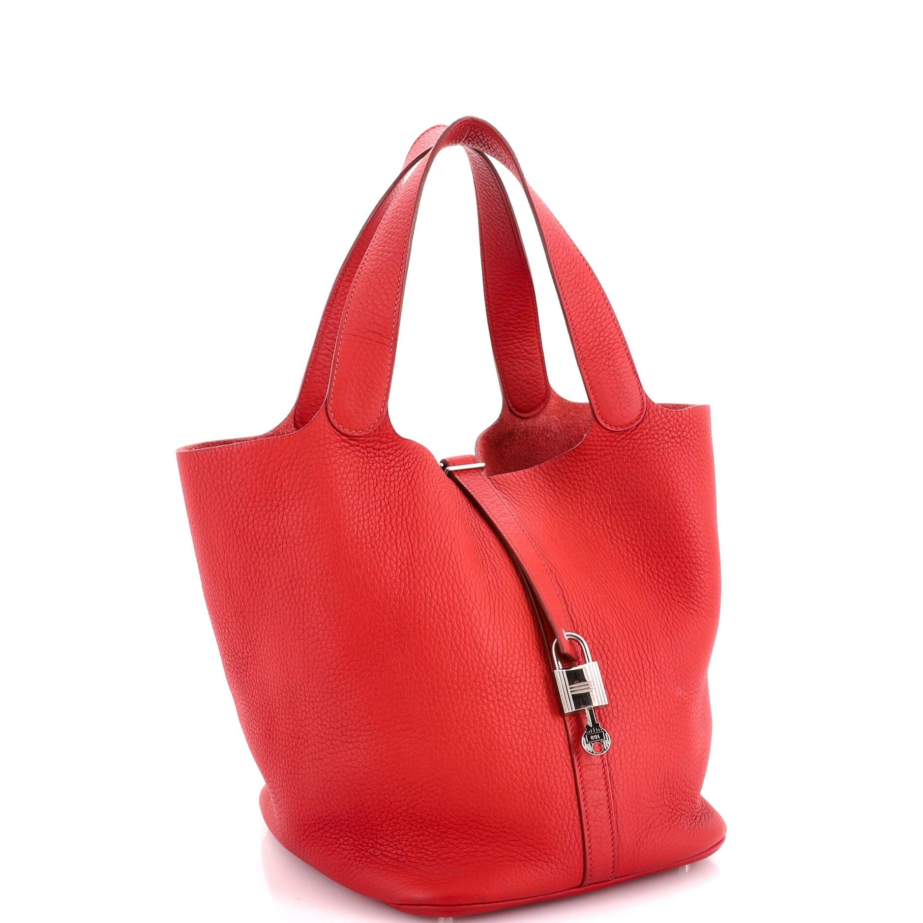 Picotin Lock Bag Clemence GM, Alternate, color, Red