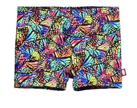 Girls UPF 50+ Printed Swim Boy Shorts (Toddler/Kids)
