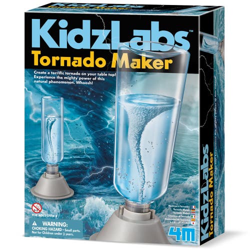 4M Kidzlabs Tornado Maker Diy Batterypowered Water Tornado, Stem Science in Multicolored 