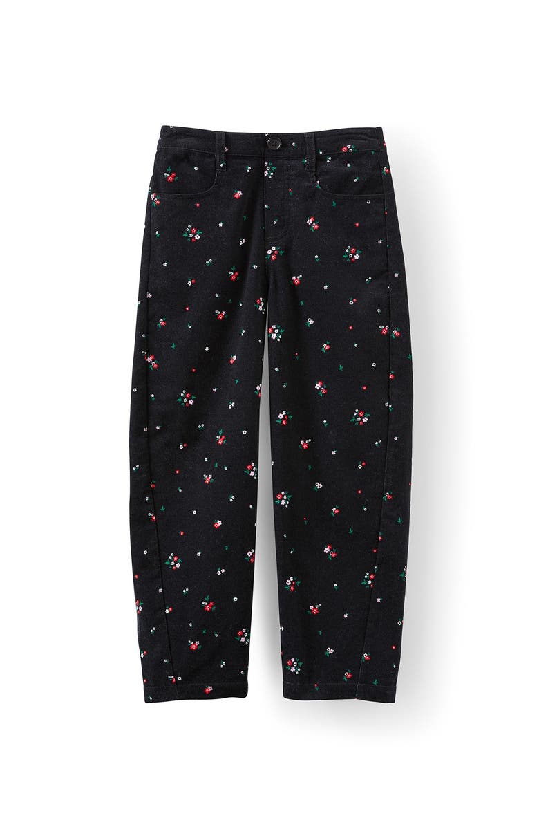 Cotton On Kids Kid's Charlie Barrel Leg Pant, Main, color, Black Floral