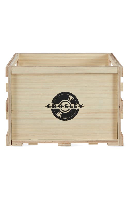 Crosley Radio Square Record Storage Crate In Natural