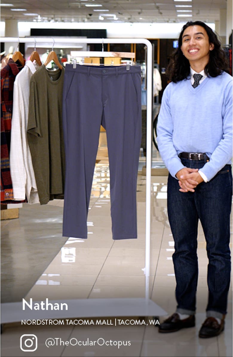 Helmsman Slim Fit Flat Front Golf Pants, sales video thumbnail