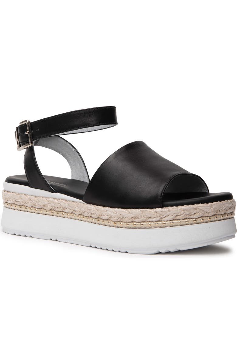NeroGiardini Ankle Strap Platform Sandal, Main, color,