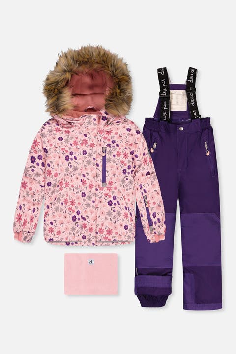 Play Mini Flower Jacket & Pants Two Piece Snowsuit