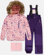 Deux par Deux Play Mini Flower Jacket & Pants Two Piece Snowsuit