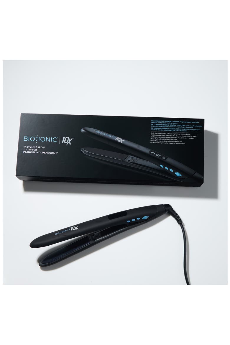 10x 1-Inch Styling Iron $262 Value, Main, color, BLACK