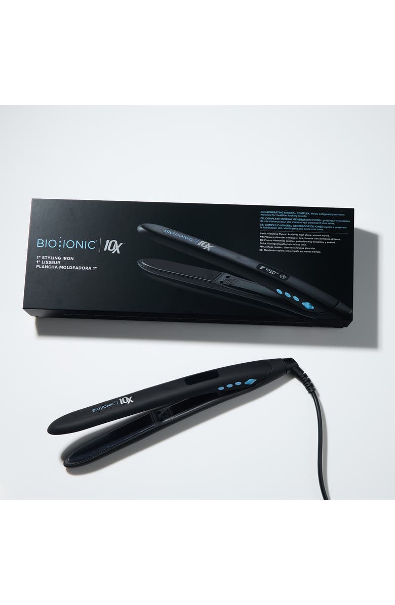 Bio Ionic 10x 1-Inch Styling Iron, Main, color, Black