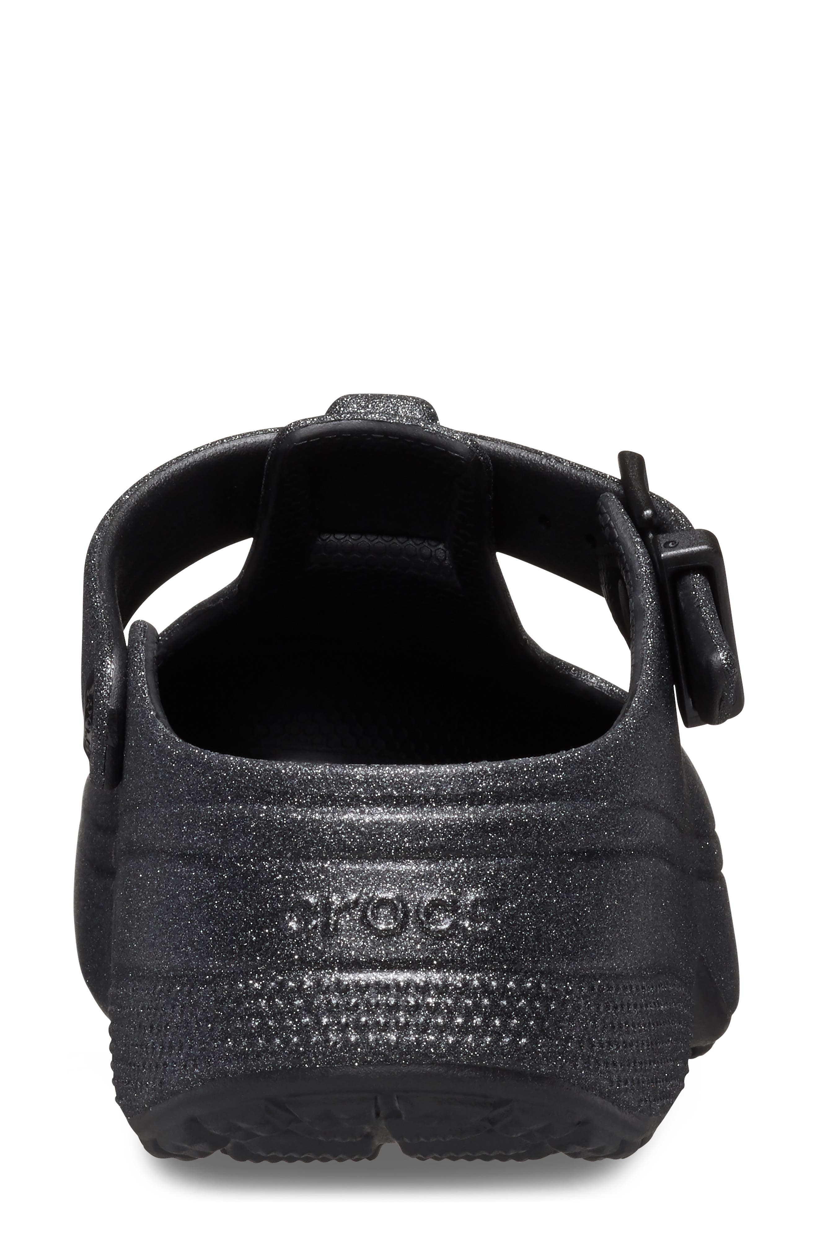 CROCS Classic Glitter Clog, Alternate, color, Black