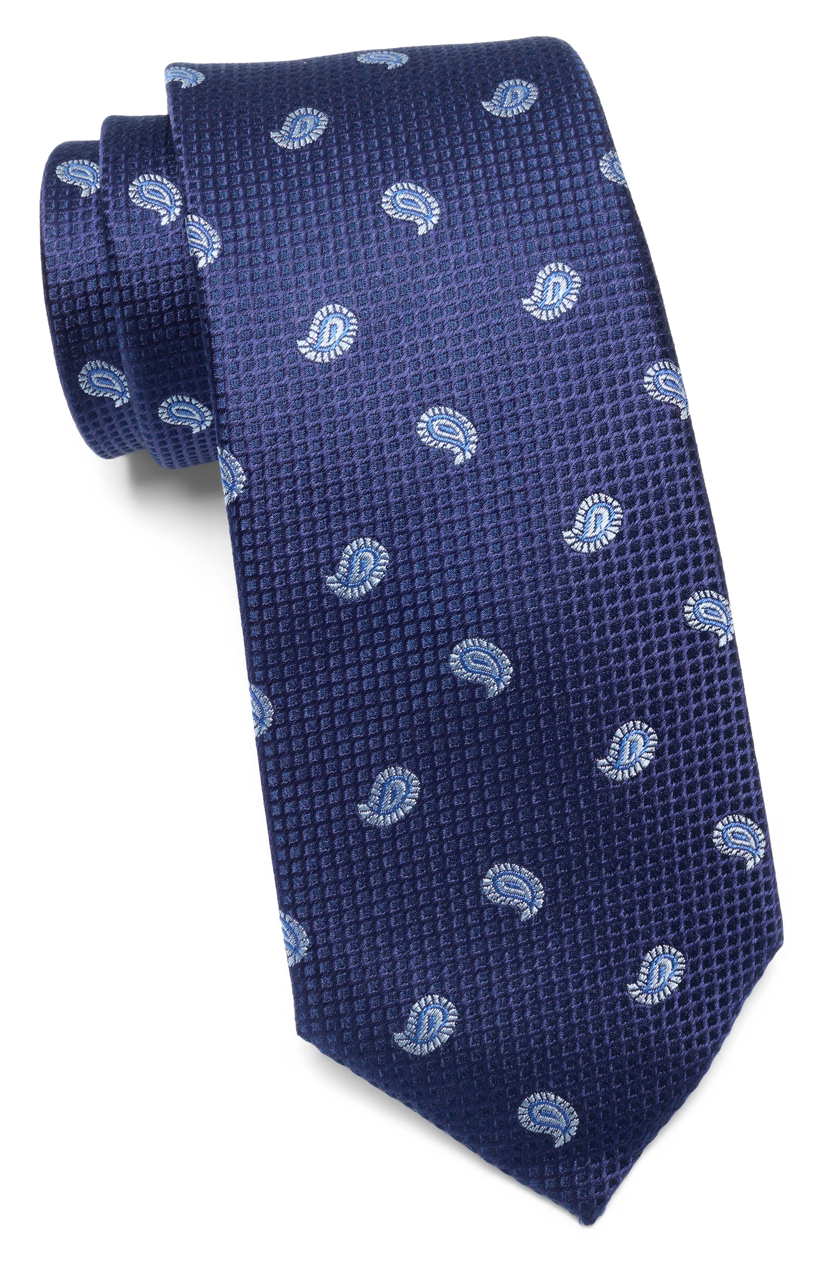 Duchamp Paisley Silk Tie