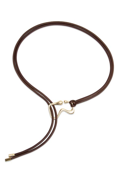 Faux Leather Belt
