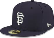 New Era Men's New Era Navy San Francisco Giants White Logo 59FIFTY Fitted Hat