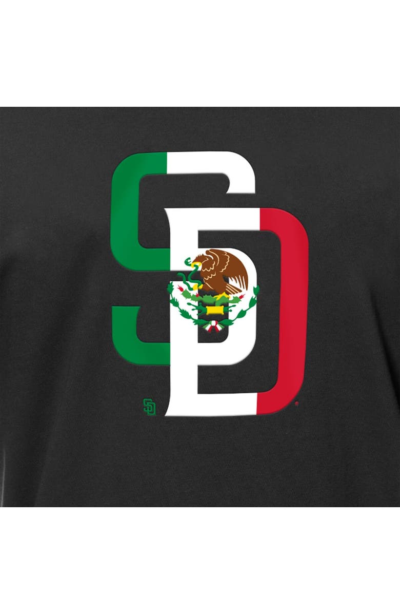 New Era Men's New Era Black San Diego Padres Mexican Flag Logo T-Shirt, Alternate, color, 