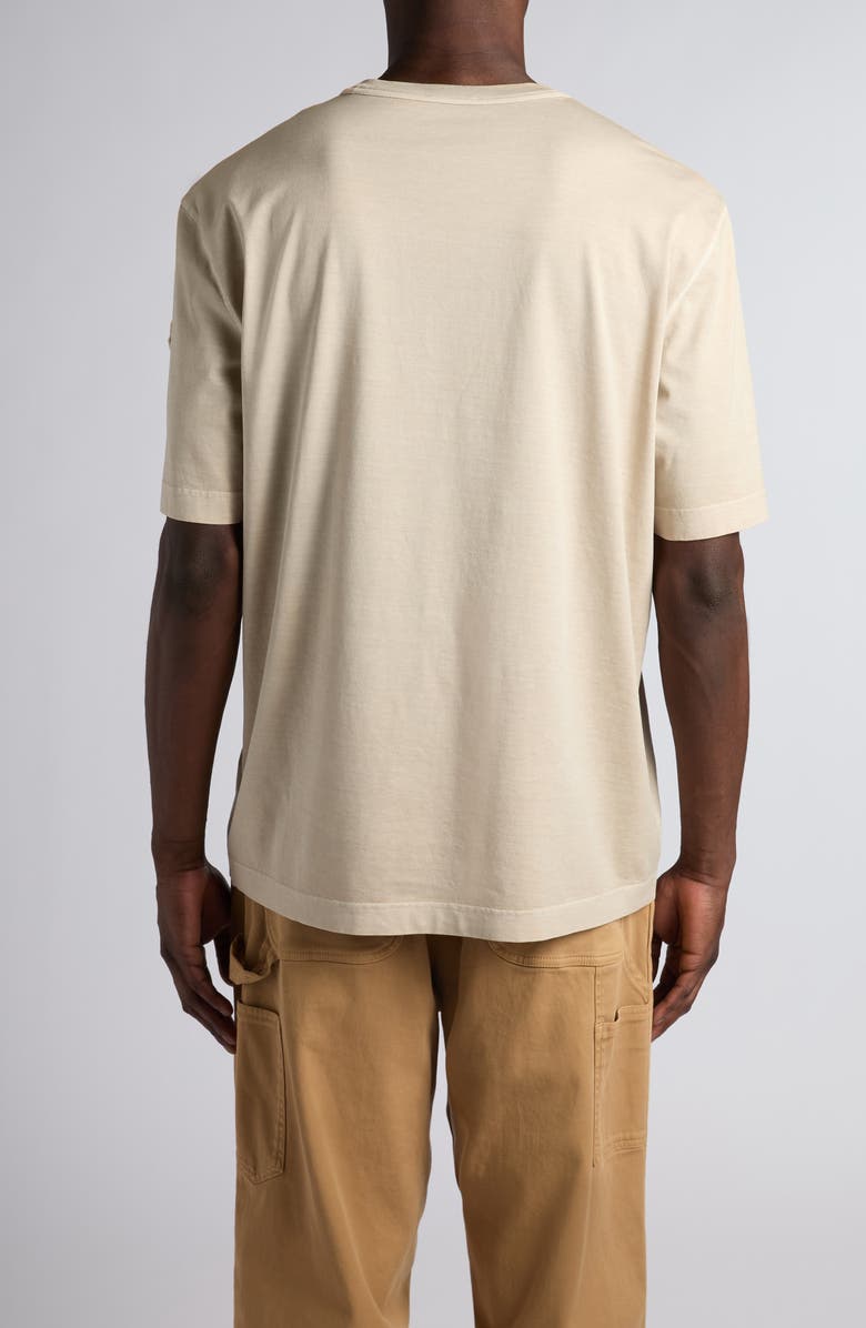 Moncler Logo Graphic T-Shirt, Alternate, color, Soft Beige