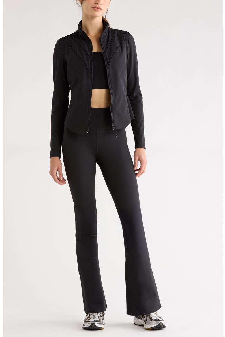 Tiebreaker Performance Hybrid Jacket, Alternate, color, BLACK