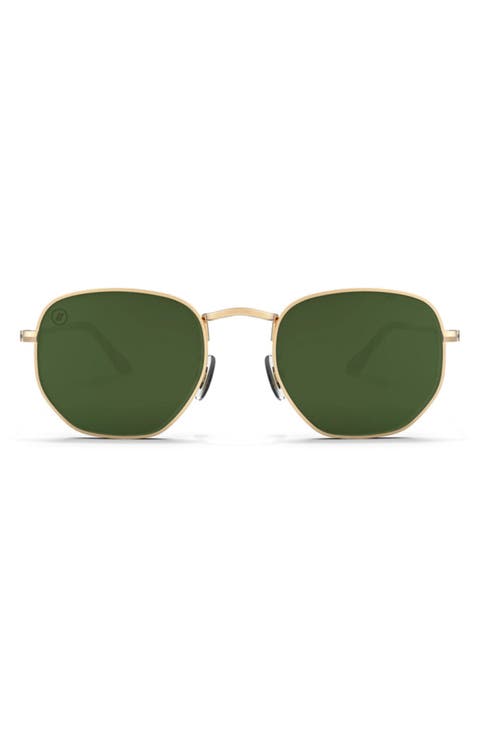 Hexagram 50mm Polarized Aviator Sunglasses
