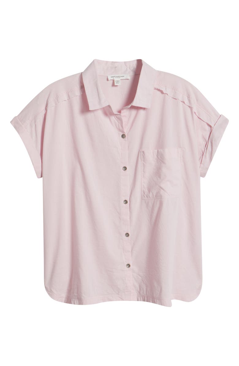 beachlunchlounge Lane Dolman Sleeve Shirt, Alternate, color, Pale Pink