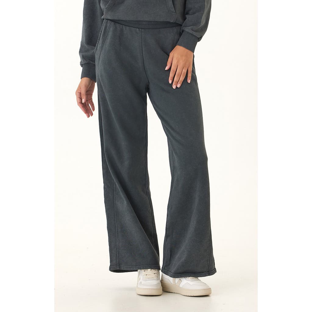 Threads 4 Thought Esmeralda Mineral Wash Wide Leg Pants In Gray